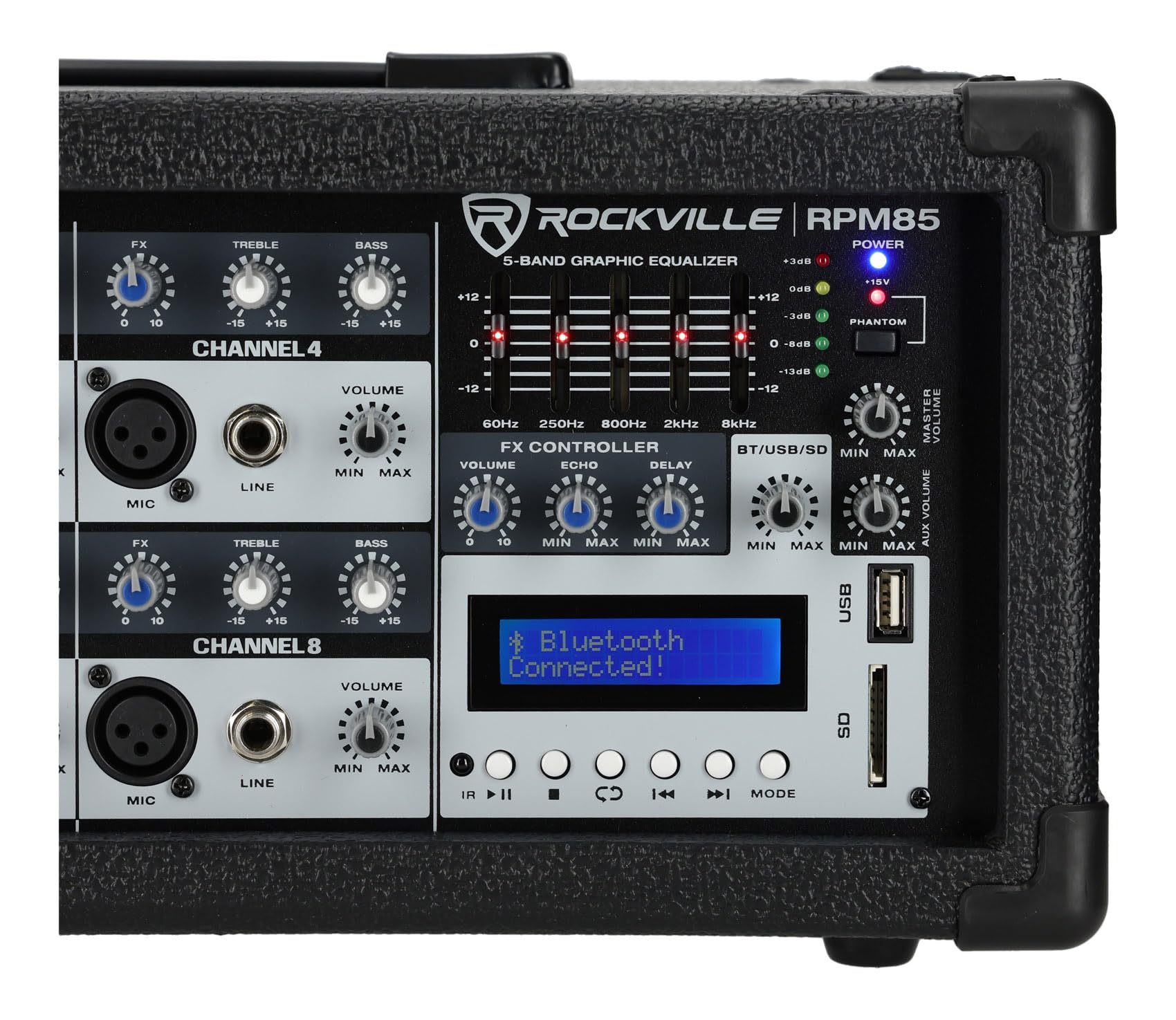 Amazon.com: Rockville Rpm85 Bundle: 2400-Watt 8-Channel Powered
